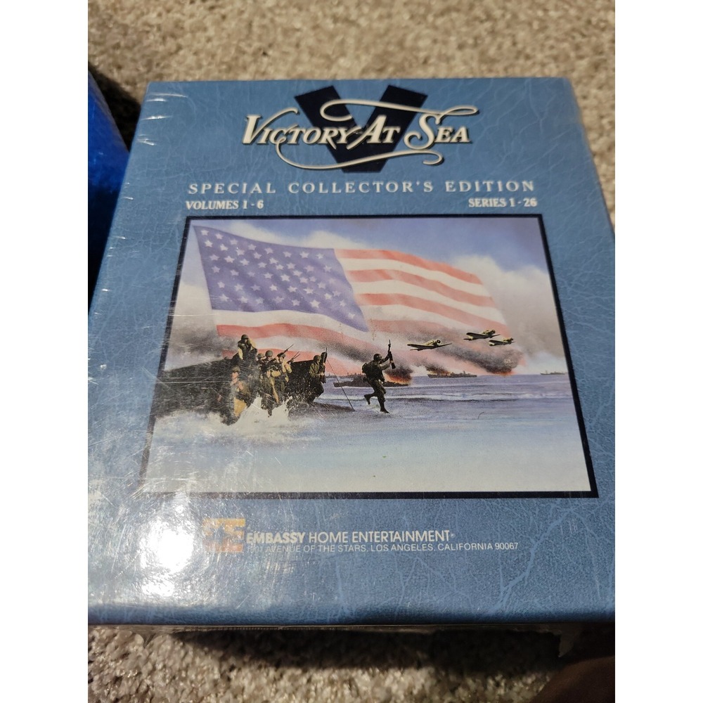 Victory At Sea Special Collector's Edition Volumes 1-6 VHS Set